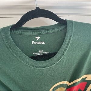 Fanatics Men’s Medium Minnesota Wild Long Sleeve Tee